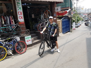  전기자전거 장기 대여해서 국토종주 출발합니다.