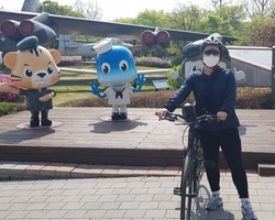 부산에서온 용감한 숙녀분이 국토종주 도전하러 서울 자전거대여점방문 부산으로 출발!! A b