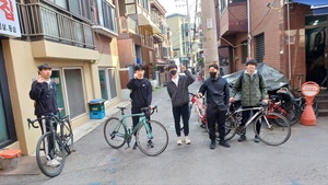 라이클손님 한강 라이딩 테스트 영상및 교육 후 한강으로 출발!!